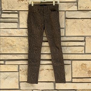 Joe’s Jeans Chelsea leopard skinny jeans